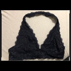 Black halter Bralette